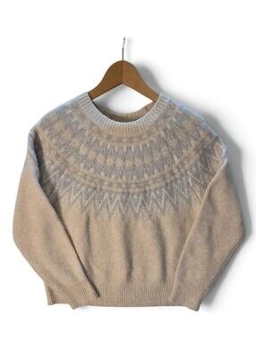 Rachel Zoe Fair Isle Crewneck Sweater